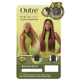 Perruque Lace Closure Pre-cut 6X5 Sleek Yaki 30" - Outré