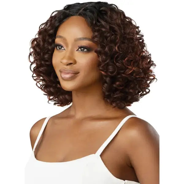 Perruque Lace Front Curly Chocolate Brown Outre Every29