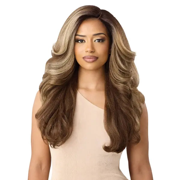 Perruque lace front wig blond yaki Neesha par outre