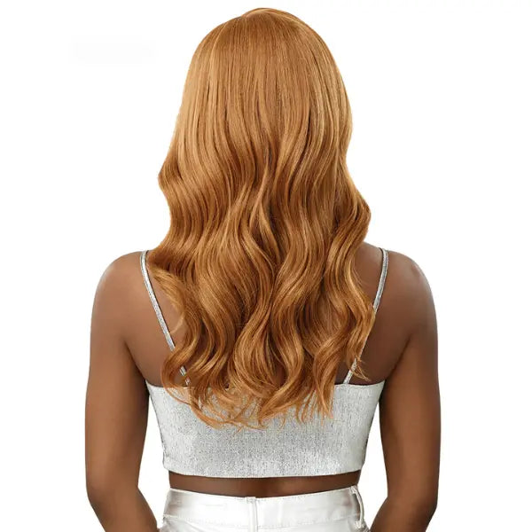 Perruque lace HD body wave ondulée couleur blonde Outre Melted Hairline Swirl 104