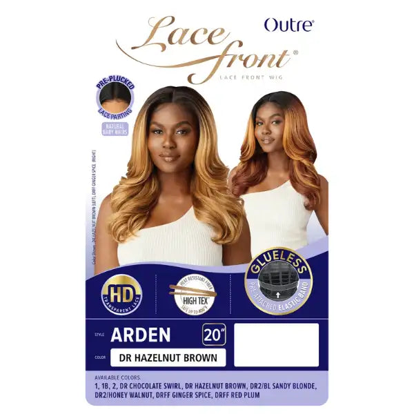 Perruque lace HD wavy longue synthétiques Outré Arden