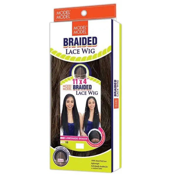 Perruque Lace Wig Tressée Braids Lemonade Braids Model Model
