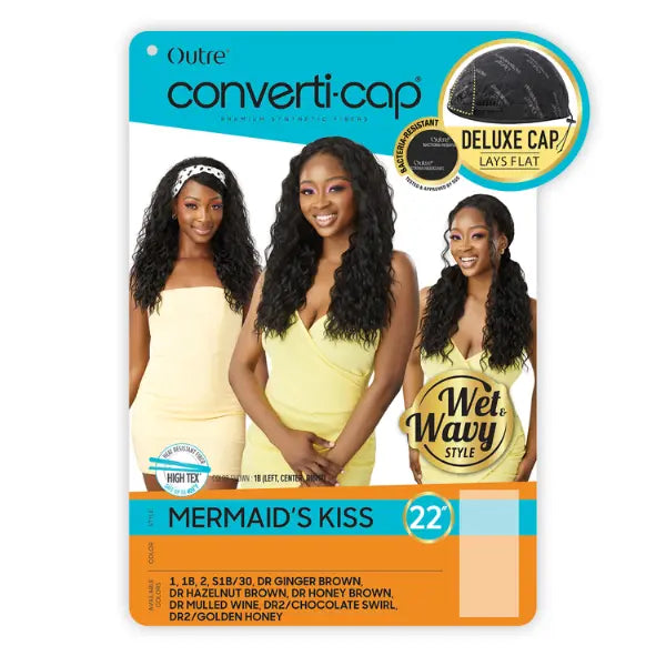 Perruque Converti Cap Curly Longue Mermaids Kiss - Outré