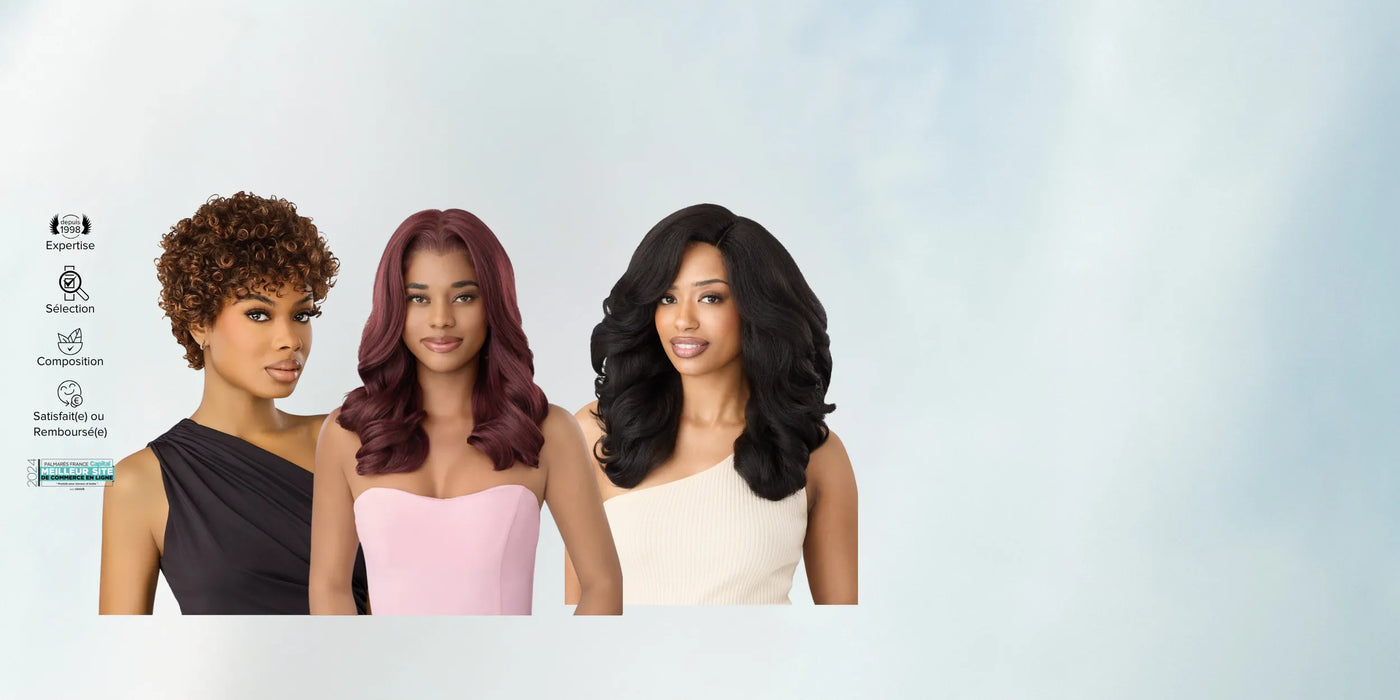 Nouvelles perruques cheveux naturels synthétiques Outré