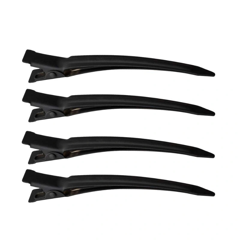 Pinces noire antidérapante pour lisser et colorer votre chevelure mèche par mèche efficacement