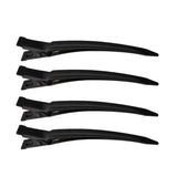 Pinces noire antidérapante pour lisser et colorer votre chevelure mèche par mèche efficacement