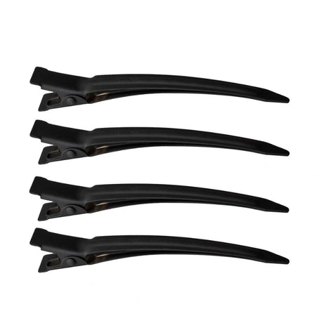 Pinces noire antidérapante pour lisser et colorer votre chevelure mèche par mèche efficacement