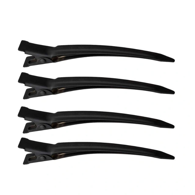 Pinces noire antidérapante pour lisser et colorer votre chevelure mèche par mèche efficacement