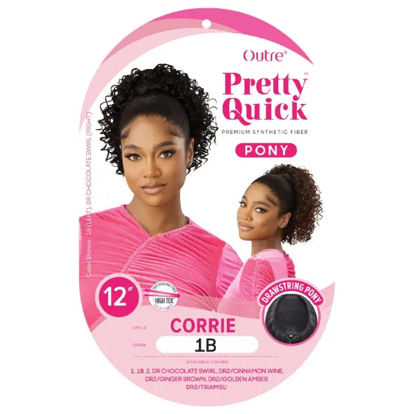 Postiche Ponytail Curly Court Corrie - Outré