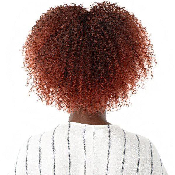 Postiche Afro 4A KINKY KOILS 14" DS ponytail - OUTRE Big Beautiful Hair vu de dos 