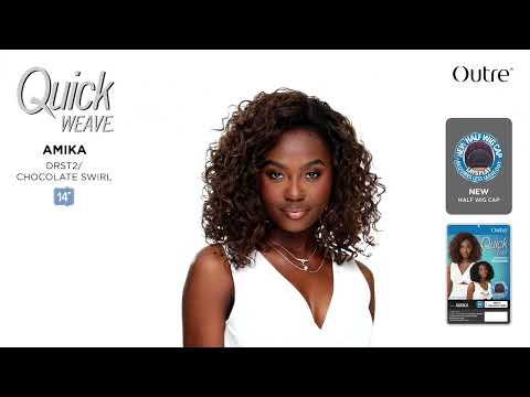 Perruque Demi-Tête Curly Bob Amika - Outré