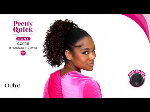 Postiche Ponytail Curly Court Corrie - Outré