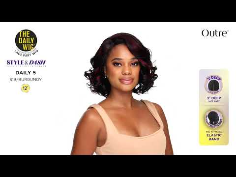 Perruque Curly Bob Lace Part Daily 5 - Outré