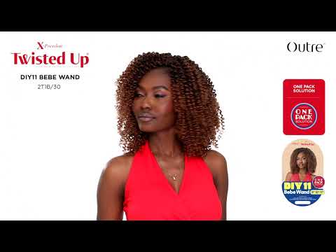 Mèches pour crochets X-Pression Twisted Up DIY11 Bebe Wand - Outré