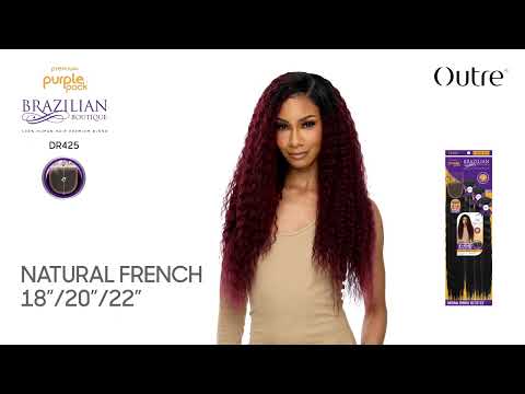 Tissage Long Natural French 3pcs + Closure HD 4X4 - Outré