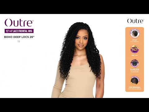 Perruque Lace Front 13X4 HD Boho Deep Locs 26" - Outré