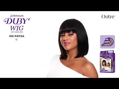 Perruque lisse avec frange Naturelle HH faysa - Outré Hair