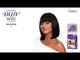 Perruque lisse avec frange Naturelle HH faysa - Outré Hair