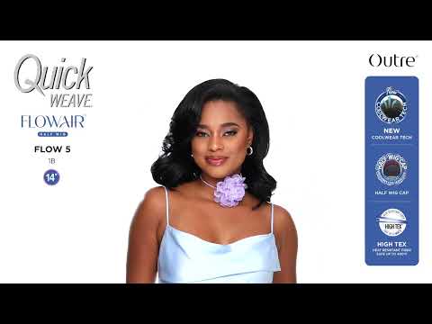 Perruque demi-tête wavy Flow 5 - Outré