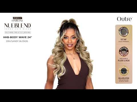 Lace Front Wig Longue ondulée HHB Body Wave 24'' - Outre Hair