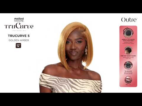 Perruque Lace Front carré plongeant lisse Trucurve 5 - Outré Hair