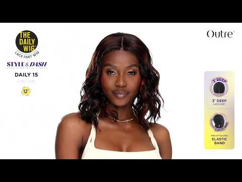 Perruque Lace Part Wavy Bob Daily 15 - Outré