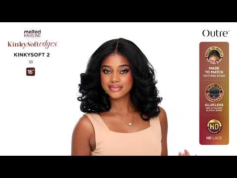 Perruque Lace Wavy Baby Hair Afro KinkySoft 2 - Outré