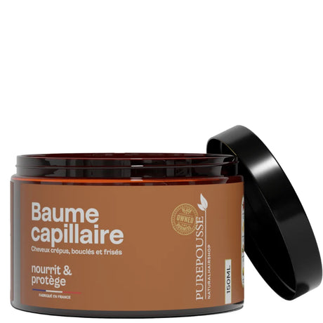 Baume Capillaire Nourrit Cheveux Crépus Bouclés Naturel Purepousse 150 ml
