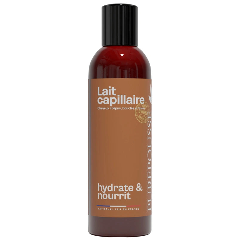 Meilleure lait coiffant pour cheveux crépus, frisés, bouclés secs cassants et difficiles à démêler Purepousse 200ml