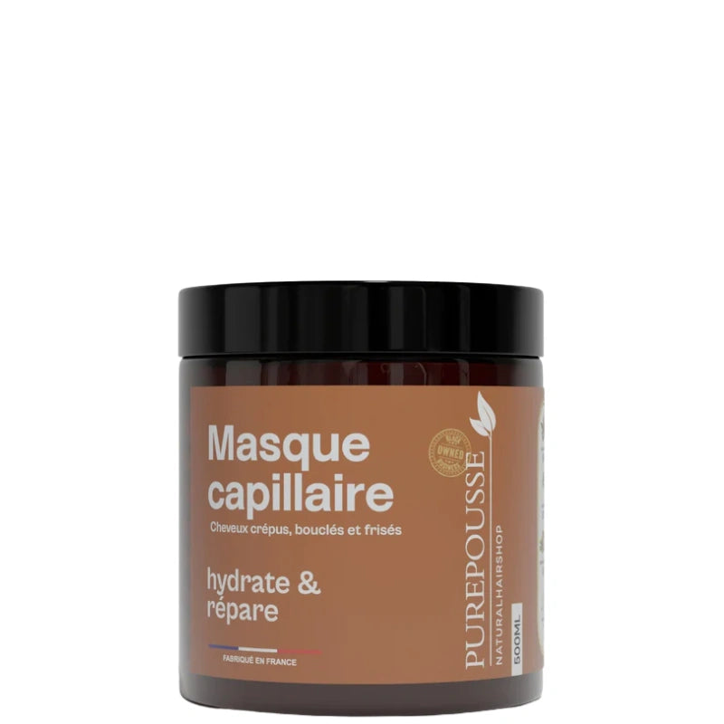 Soin profond pour cheveux bouclés, frisés et crépus, enrichi en karité et aloe vera 00ml