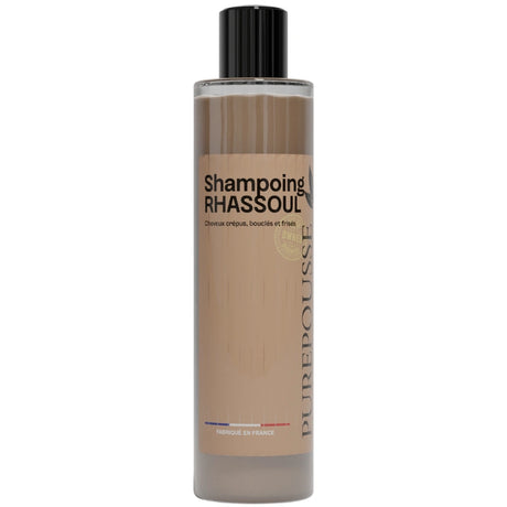 Shampoing clarifiant à l'argile Rhassoul pour Cheveux Crépus, Bouclés frisés Purepousse 250ml
