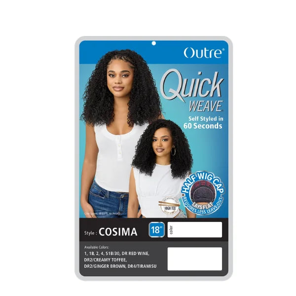 Perruque demi-tête bouclée Cosima - Outré Hair