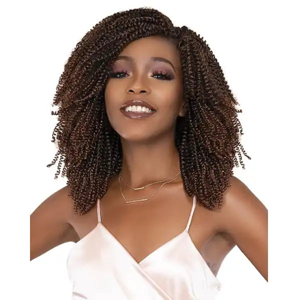 Rajouts en cheveux Afro pour Twist et vanilles Janet Collection 2X Curl Bae 4A