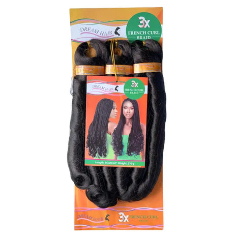 Mèches 3X French Curl Braid 22'' - Dream Hair Braids