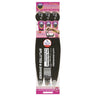 Mèches pour tresses pree-stretched anti-démangeaisons et anti-bactérienne couleur noir Janet Collection 50 pouces