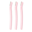 Lot de 3 rasoirs à sourcils Rose pour Femme