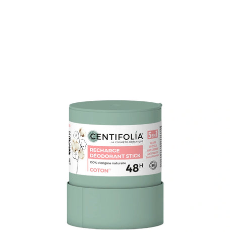 Rechargeable Déodorant naturel Centifolia – packaging éco-responsable et parfum fleur de coton
