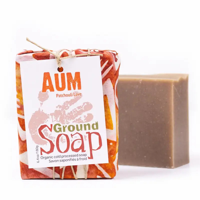 Savon surgras Visage Corps au Patchouli Saponifié à froid au Parfum ultra Relaxant Ground Soap