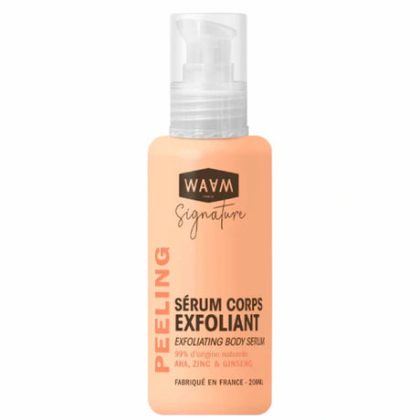 Exfoliant corps aux AHA Zinc et Ginseng pour une peau plus lisse et doux 99% d'ingrédients d'origine naturel - Waam 