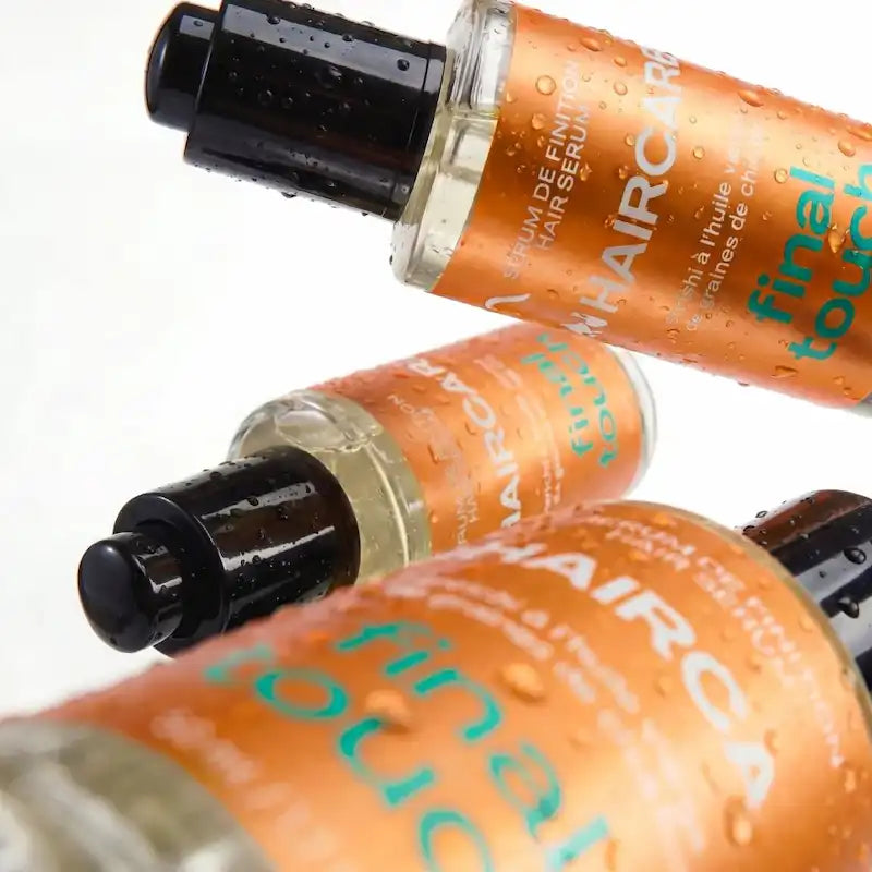 Sérum pour des boucles plus brillantes et douces plus longtemps. Anti-frissotis