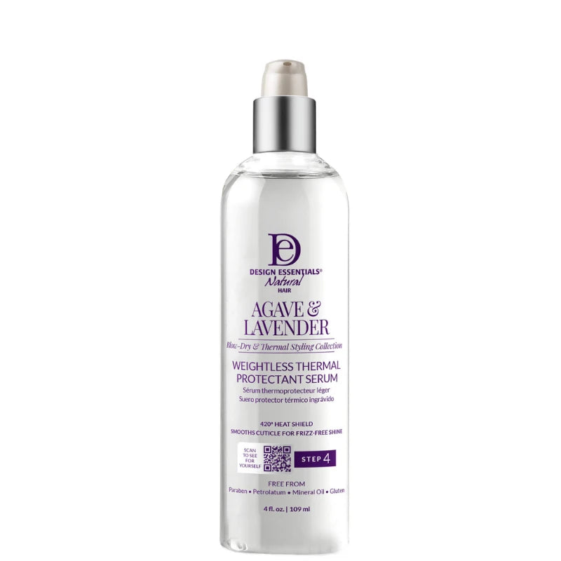 Sérum léger protecteur de chaleur Design Essentials Agave and Lavender