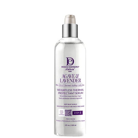 Sérum léger protecteur de chaleur Design Essentials Agave and Lavender