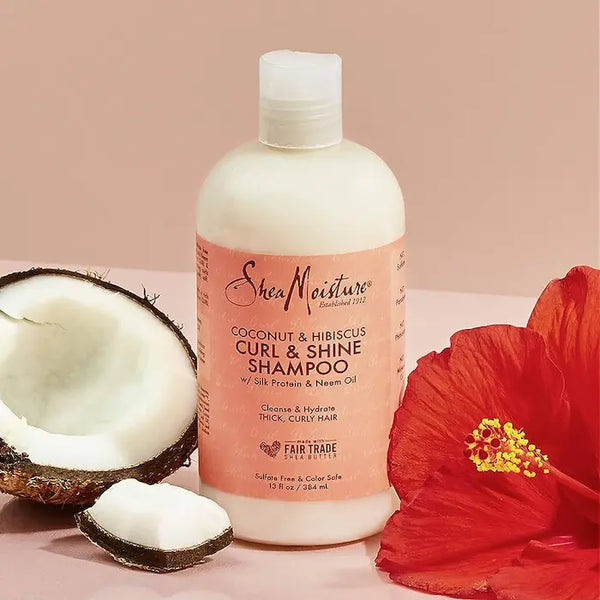 Shea Moisture - Coconut Hibiscus Shampoing Curl & Shine Shampoo