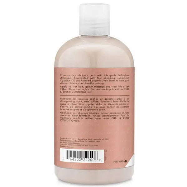 Shampoing cheveux bouclés Curl & Shine Shampoo de Shea Moisture 