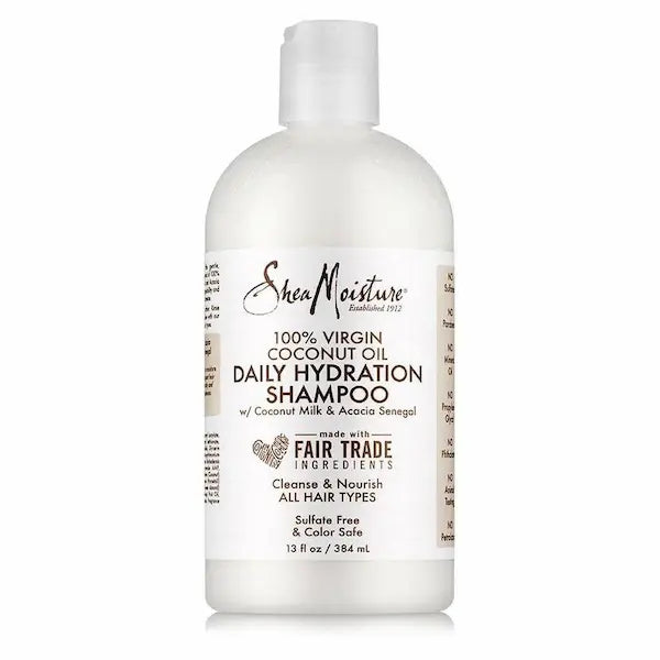 Shea Moisture, Shampoing hydratation quotidienne 100% Virgin Coconut Oil – Daily Hydration Shampoo 384ML
