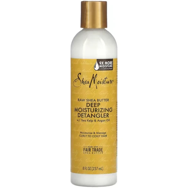 Démêlant cheveux bouclés à crépus sans rinçage Shea Moisture au beurre de karité et huile d'argan - 137ml 