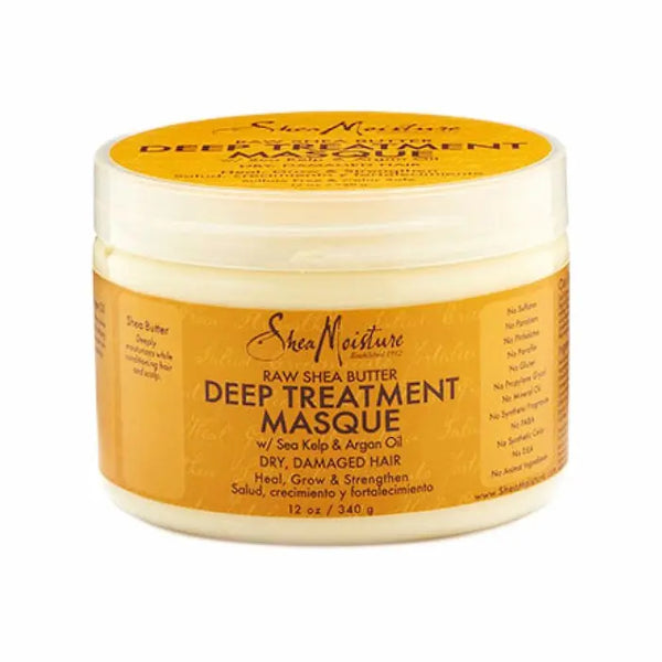 Deep Treatment Masque Raw Shea Butter - Shea Moisture - Masque cheveux Pot 340Gr