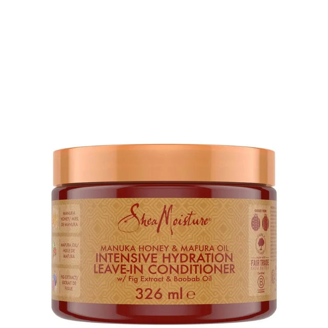 Shea Moisture Manuka Honey & Mafura Oil Crème Coiffante sans rinçage Intensive Hydration Leave-In Milk. 237ML