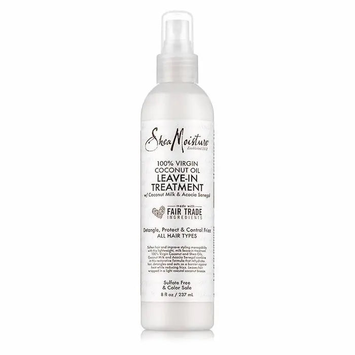 Shea Moisture- 100% Virgin Coconut Oil - Soin sans rinçage Leave-in Treatment. 237ML