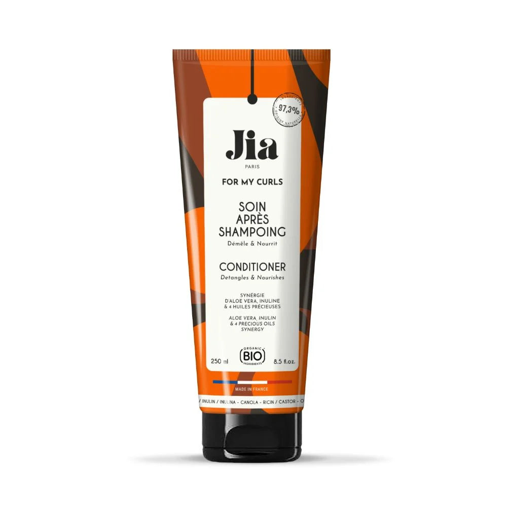 Après-shampoing Démêlant Hydratant 97,3% d'ingrédients d'origine naturelle Jia Paris 